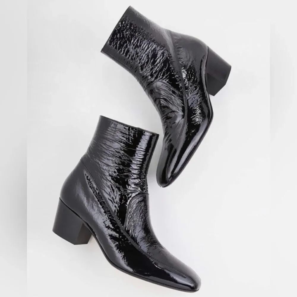 NEW RACHEL COMEY ACES BOOT CRINKLE BLACK